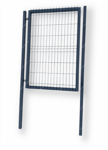 Калитка сетчатая (1,7м*1,0м) (без навесов) тёмно-серая заводское производство в Калининграде