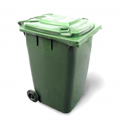 Бак для мусора (пластик., 360л) зеленый в Калининграде