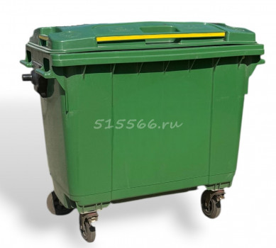 Бак для мусора (пластик., 660л) зелёный в Калининграде