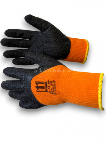 Перчатки П2/1 Хлопок утепленный, гофрированный, толстый латекс двусторонний в Калининграде