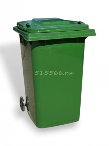 Бак для мусора (пластик., 240л) зелёный в Калининграде