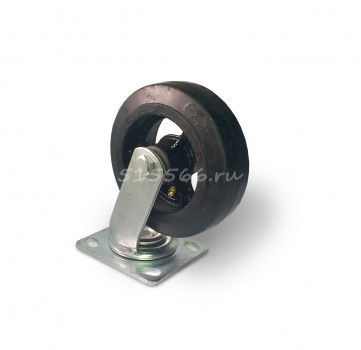 Колесо большегрузное поворотное D150 резиновое в Калининграде