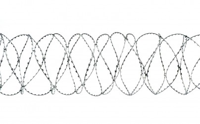 Спиральный барьер безопасности  800мм из АКЛ «Егоза» двойной (бухта 10м) в Калининграде
