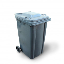 Бак для мусора (пластик., 240л) серый в Калининграде