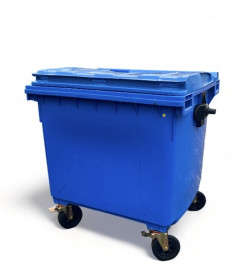 Бак для мусора (пластик., 1100л) голубой в Калининграде