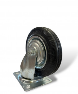 Колесо промышленное поворотное D160 резиновое в Калининграде