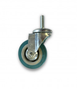 Колесо бытовое поворотное с болтом М12 D75 специальная резина в Калининграде