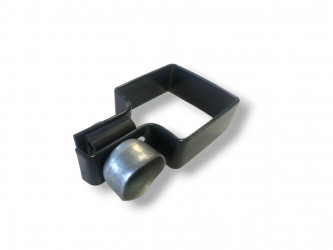 Крепеж 50мм*50мм квадрат металл конечный тёмно-серый в Калининграде